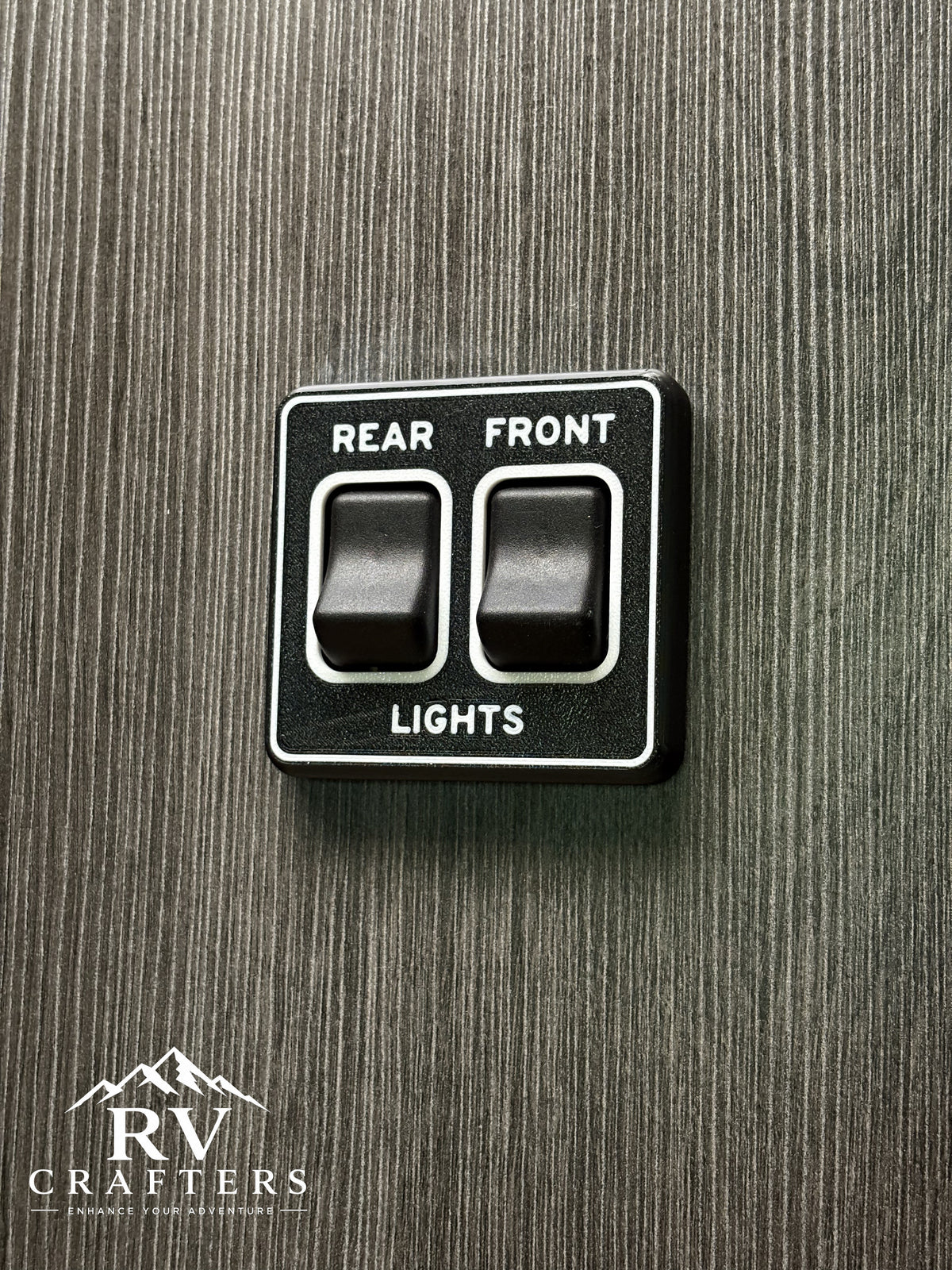 Clean Switch Lights: Rear/Front - Double Switch Plate