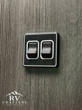 Clean Switch Blank Plate - Double Switch Plate