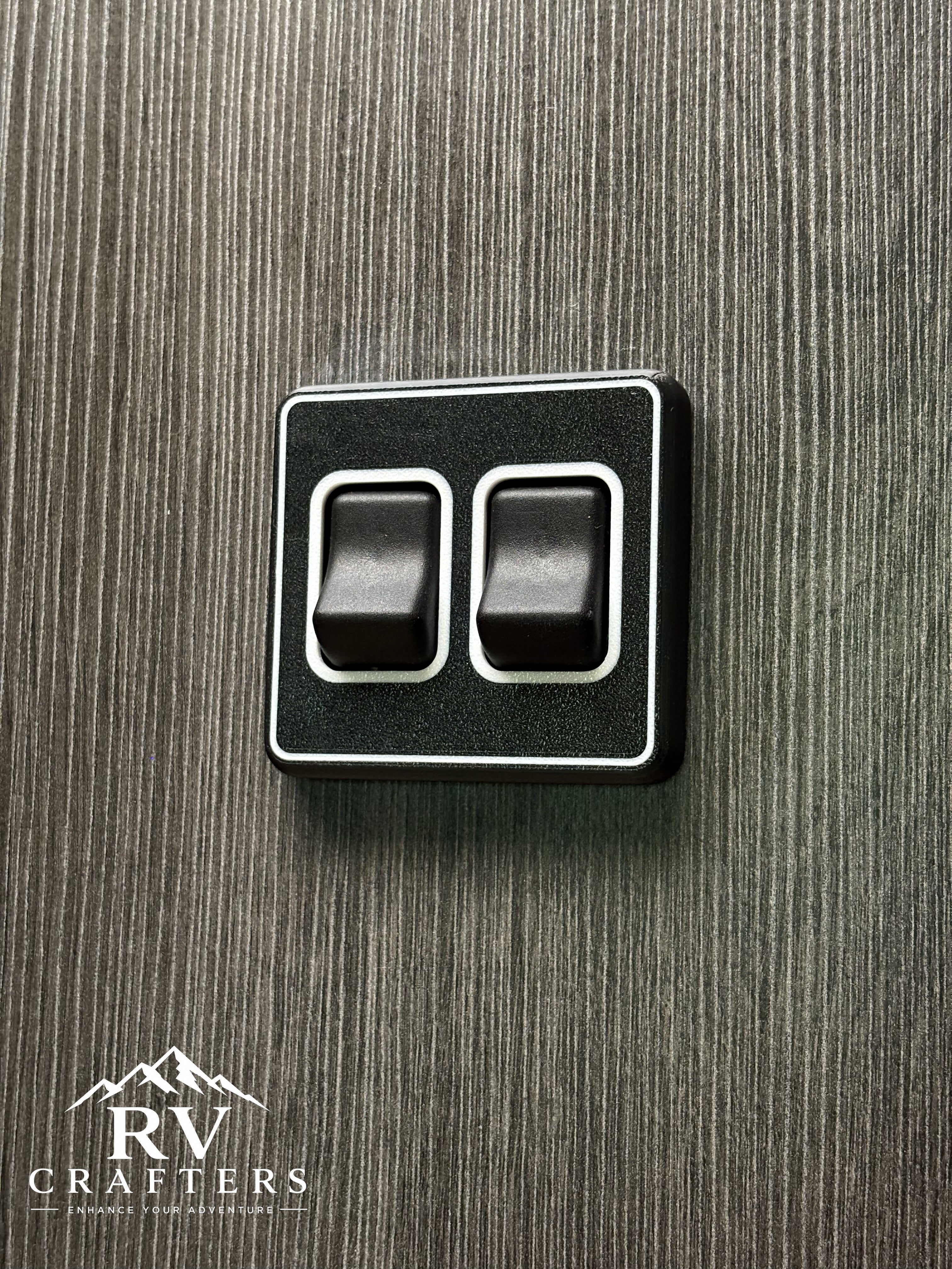Clean Switch Blank Plate - Double Switch Plate