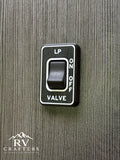Clean Switch LP Valve On/Off - Single Switch Plate