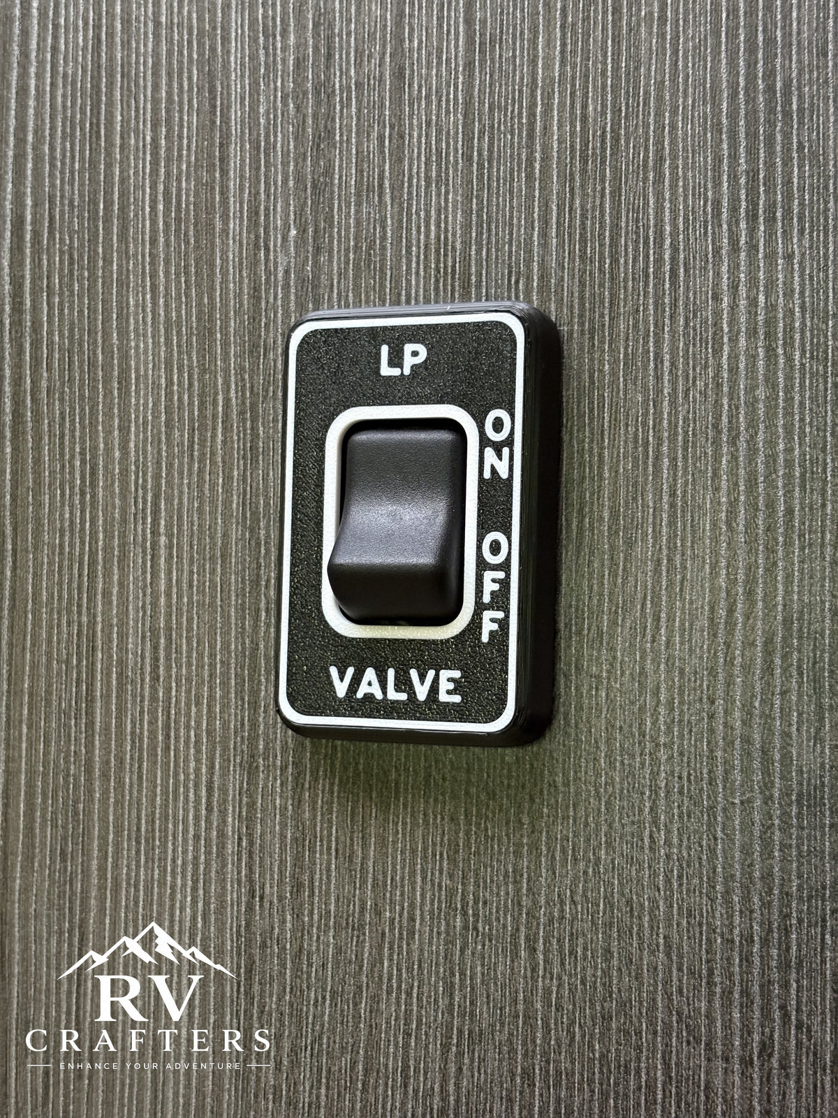 Clean Switch LP Valve On/Off - Single Switch Plate