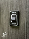 Clean Switch Bath Light - Single Switch Plate