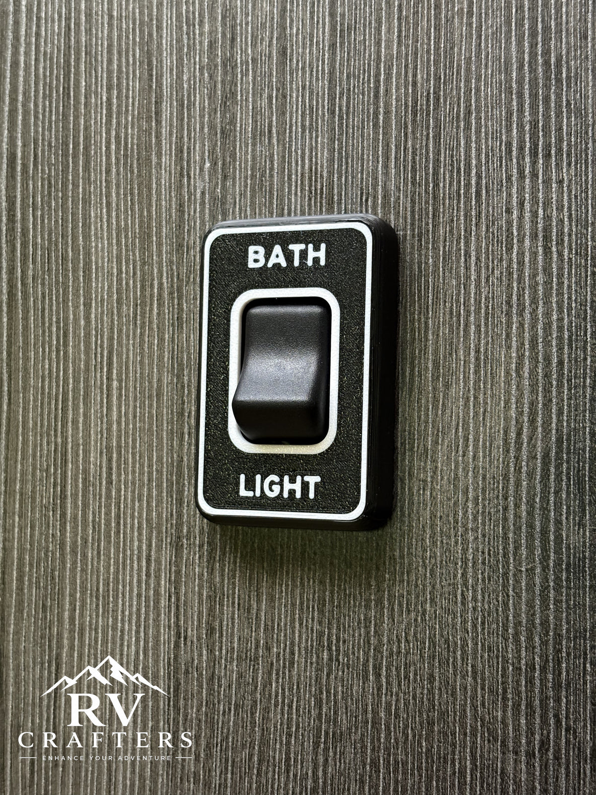 Clean Switch Bath Light - Single Switch Plate
