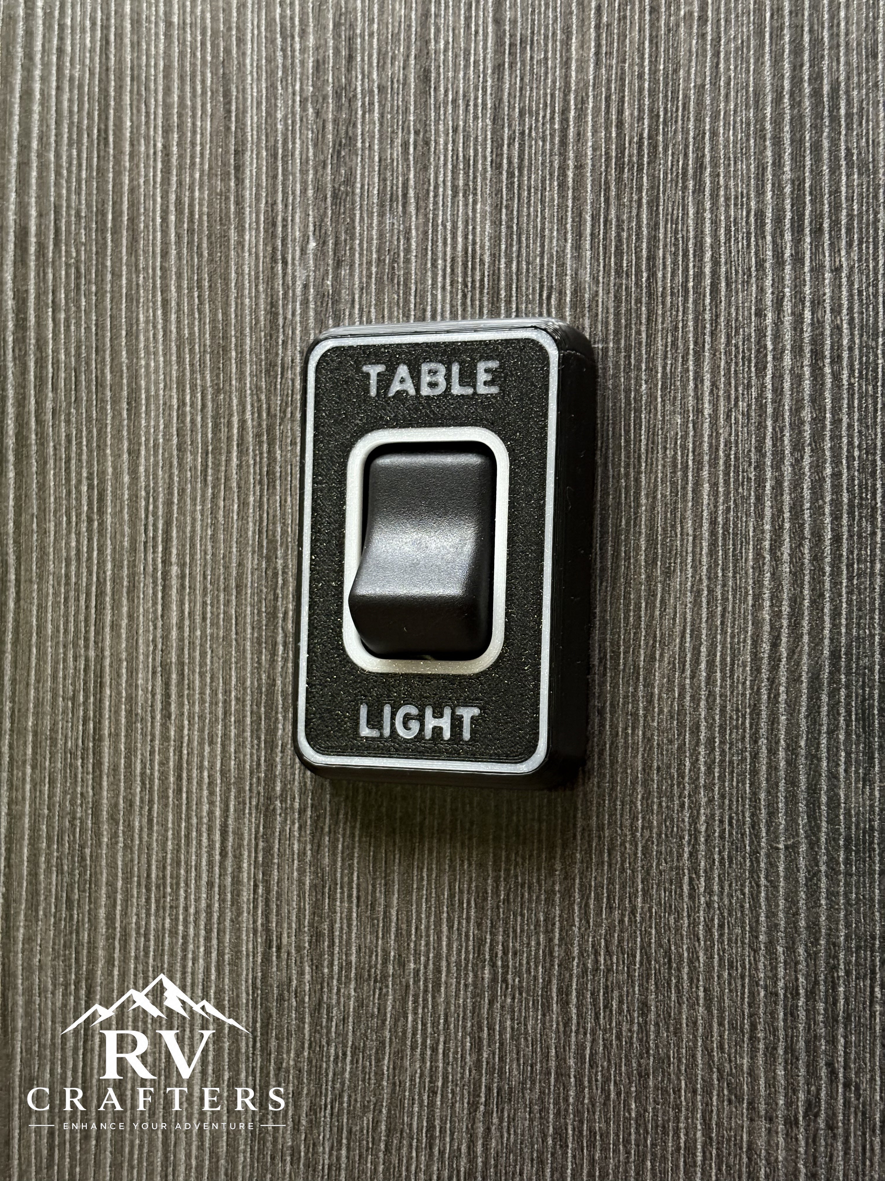 Clean Switch Table Light - Single Switch Plate
