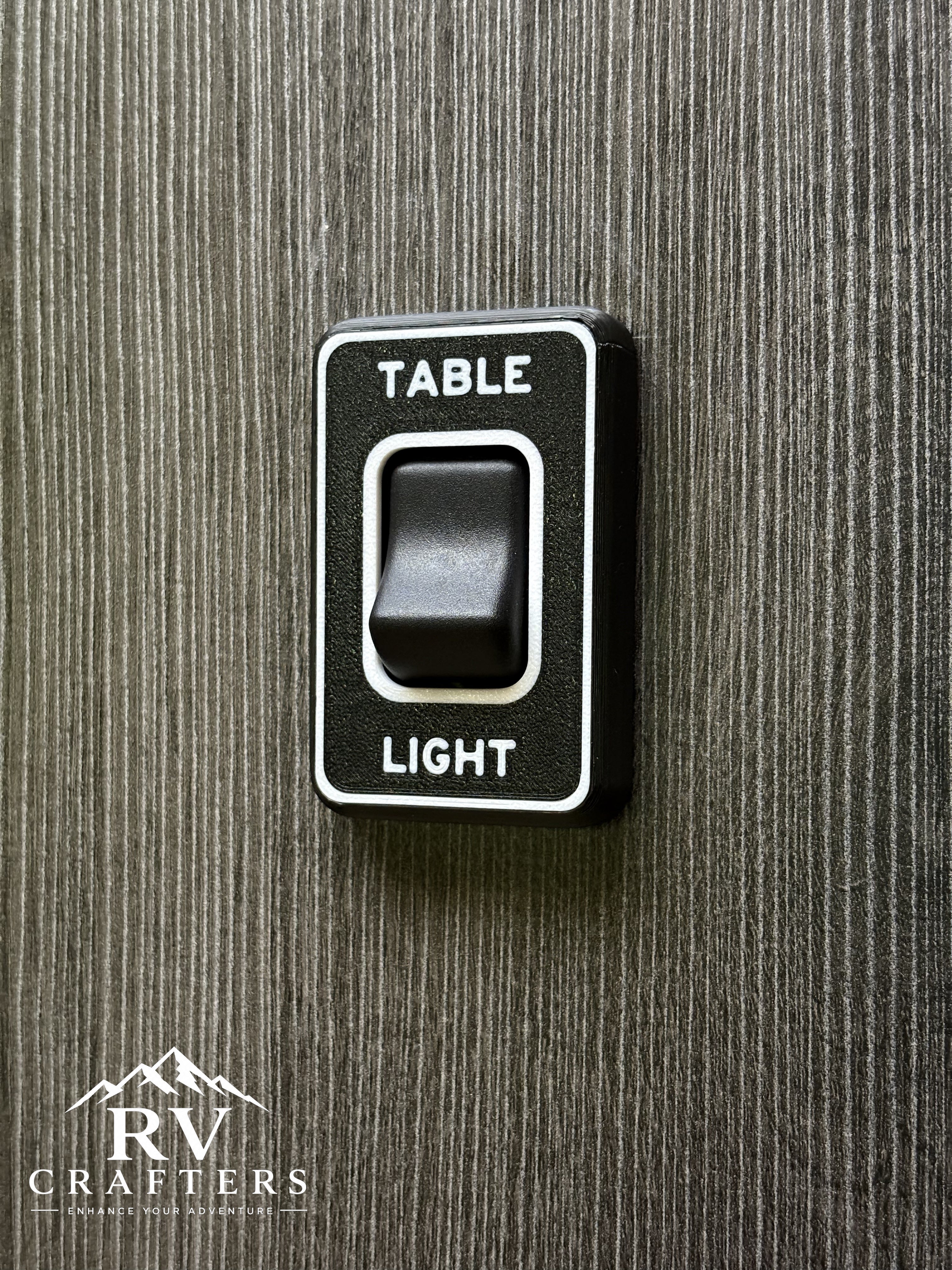 Clean Switch Table Light - Single Switch Plate