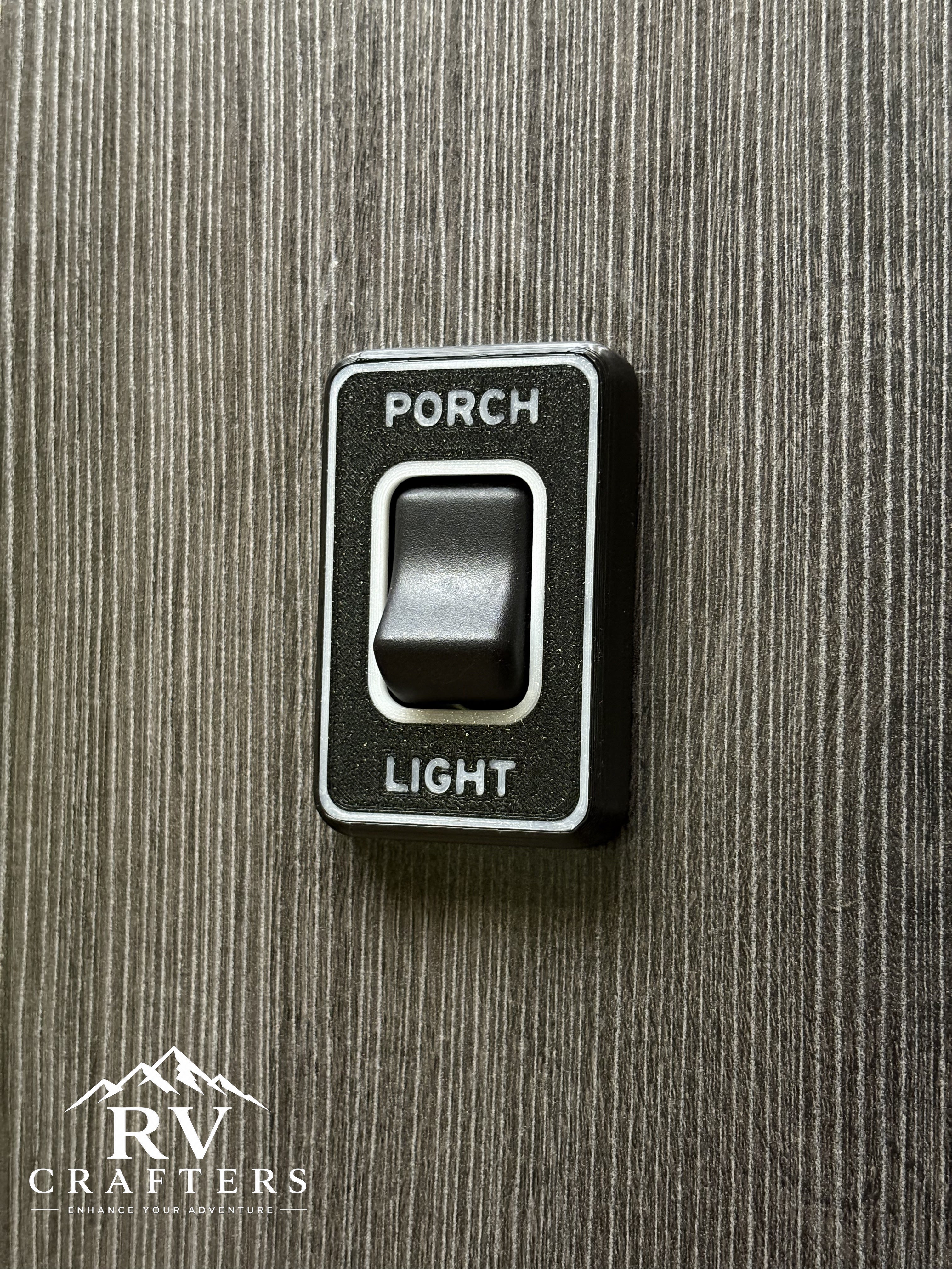 Clean Switch Porch Light - Single Switch Plate