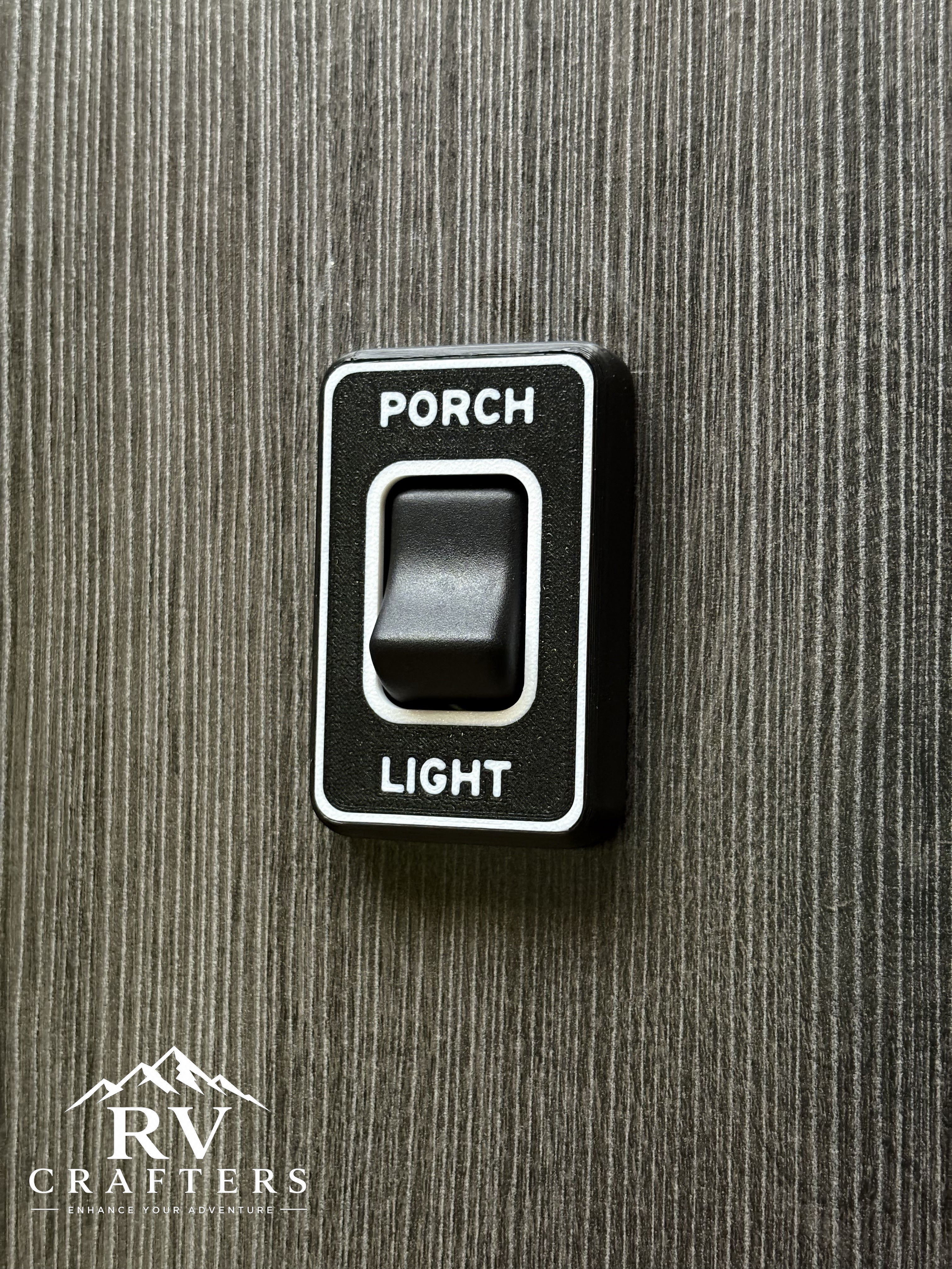 Clean Switch Porch Light - Single Switch Plate