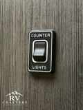 Clean Switch Counter Lights - Single Switch Plate