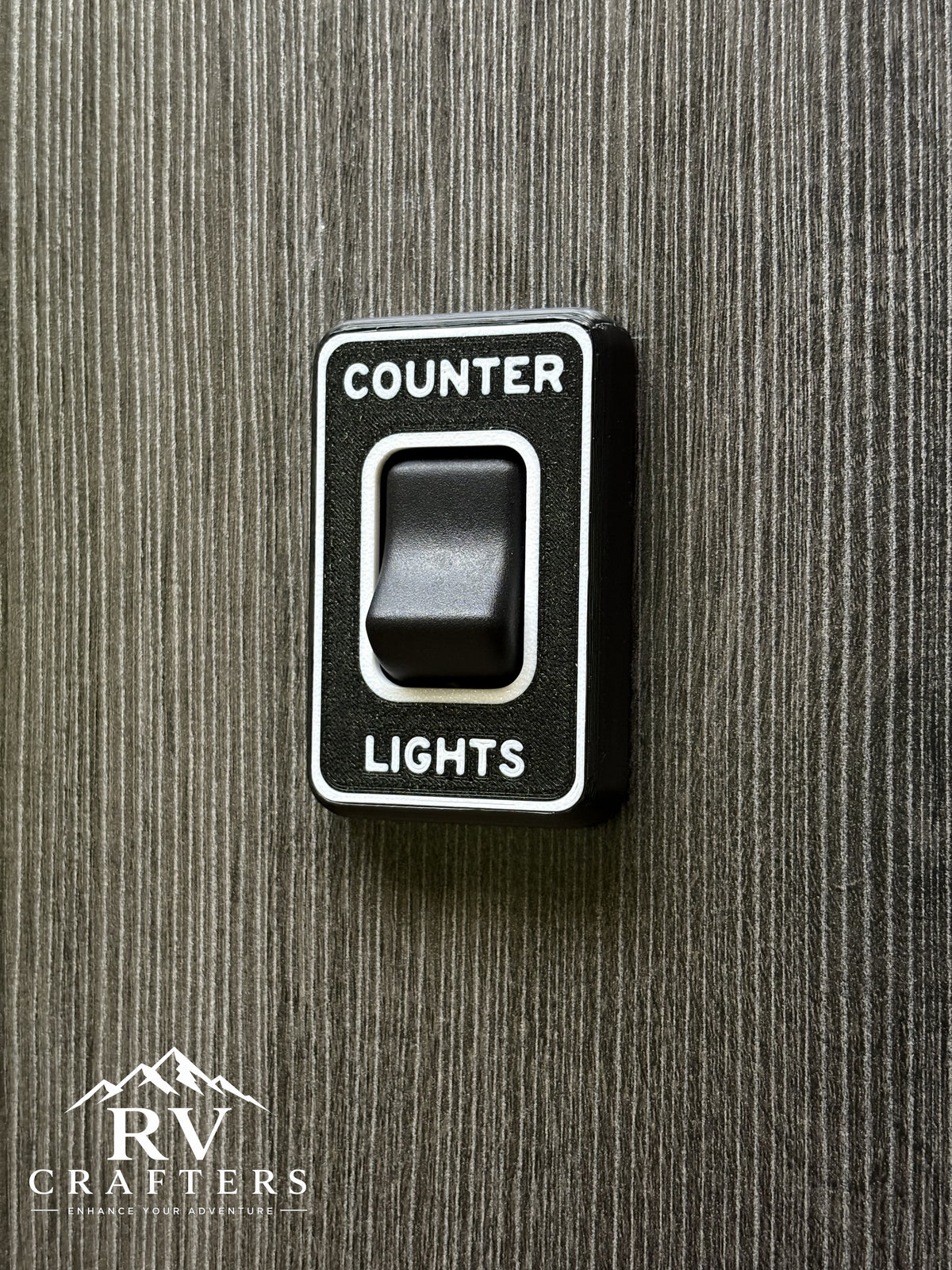 Clean Switch Counter Lights - Single Switch Plate