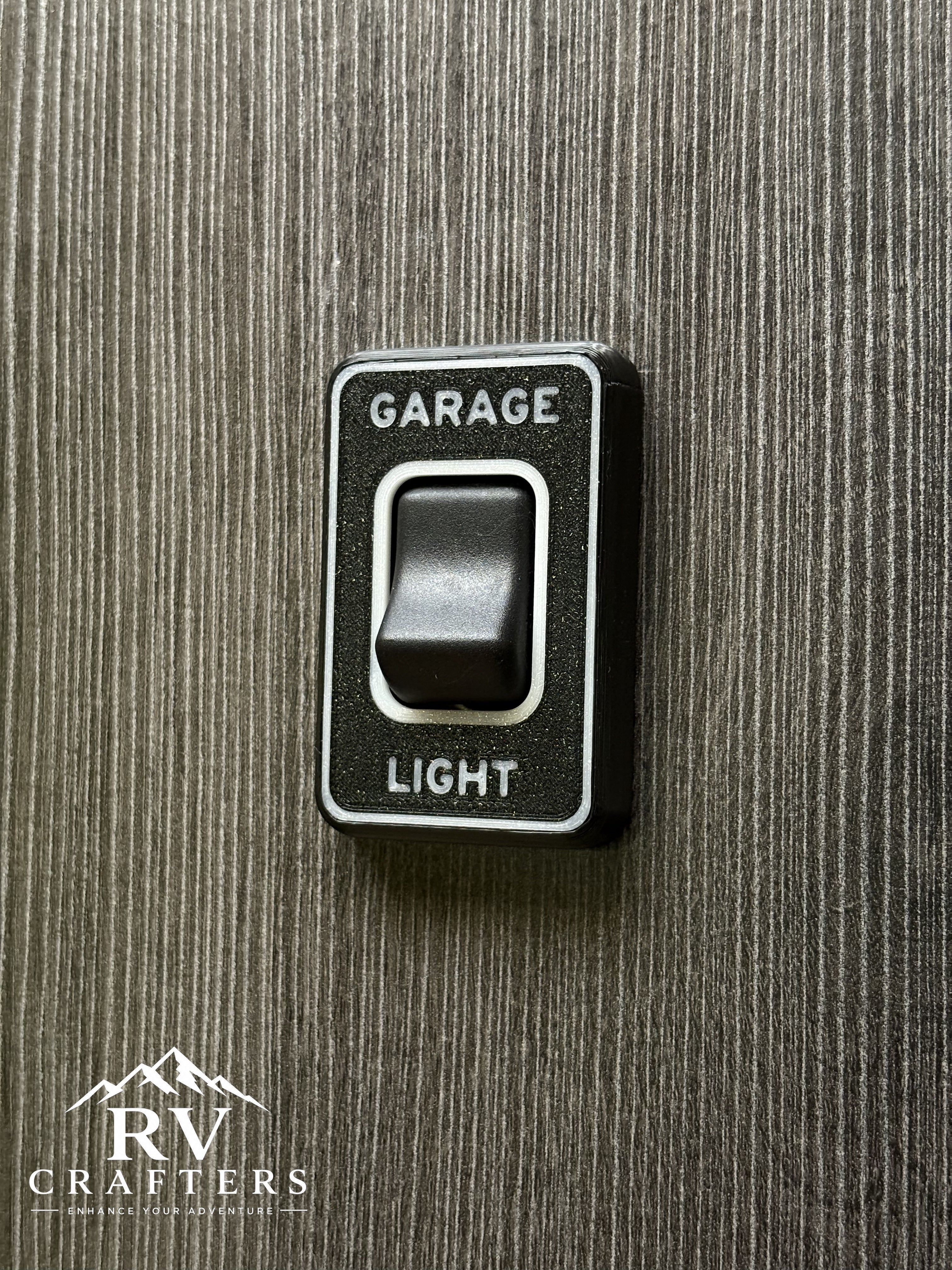 Clean Switch Garage Light - Single Switch Plate
