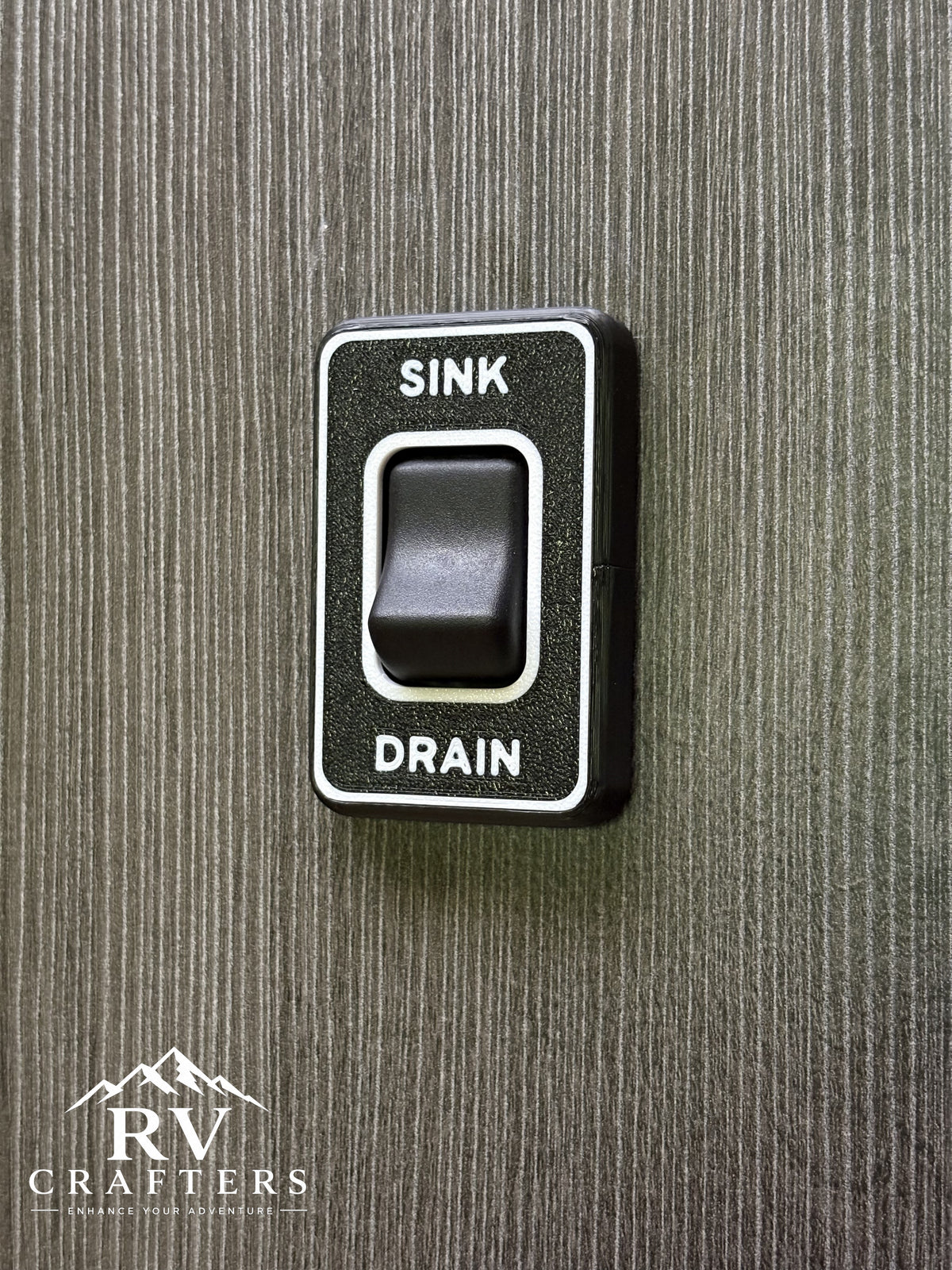 Clean Switch Sink Drain - Single Switch Plate