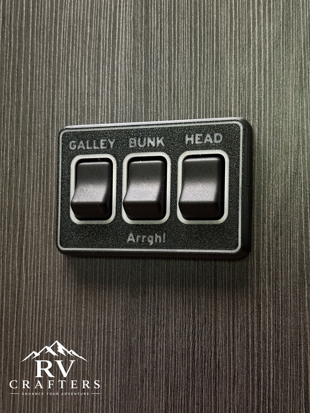 Clean Switch Lights: Galley/Bunk/Head - Triple Switch Plate