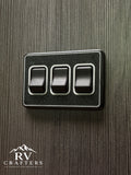 Clean Switch Blank Plate - Triple Switch Plate